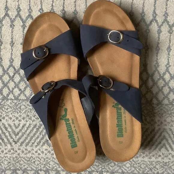 Bionatura Platform Sandal Navy EU 40 - Picture 2 of 4